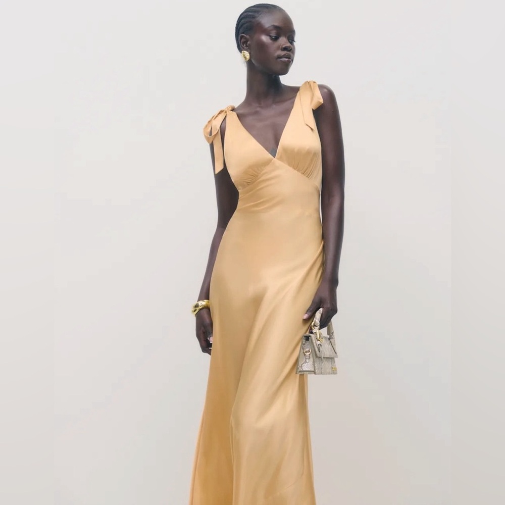 Reformation Pernille Silk Dress - Picture 9 of 9